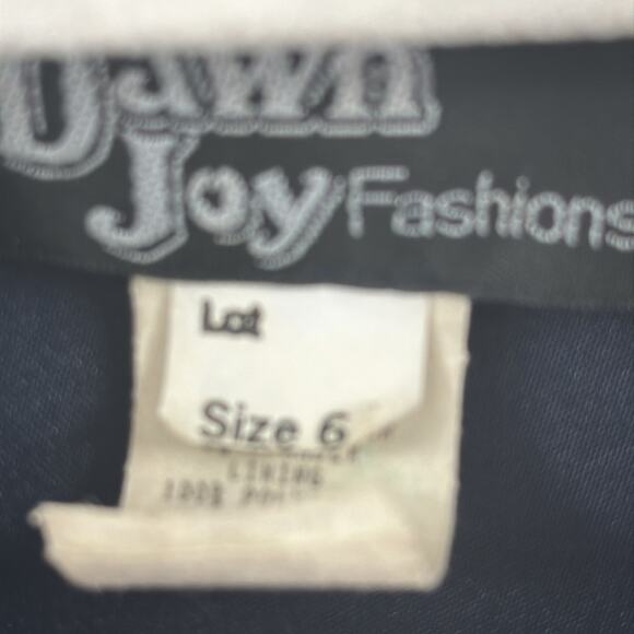 Vintage dawn joy navy fitted jacket - Picture 3 of 6